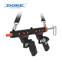 Accessoires VR DOBE Q3/Q3s, poignée de manette VR détachable avec sangle d'épaule pour Meta Quest 3 3S, pistolet de jeu VR double mode