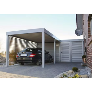 OEM fabbrica Custom Carport in alluminio moderno Garage impermeabile parcheggio riparo <span class=keywords><strong>auto</strong></span> baldacchino <span class=keywords><strong>per</strong></span> zona residenziale - Product Image 6