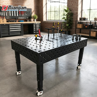 Table de soudage 3D professionnelle D28 avec pinces interchangeables, système de gabarits flexibles et marquage d'échelle précis pour la fabrication