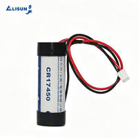 Batterie Li-MnO2 CR17450 2000mAh scellée à l'époxy pour les réseaux de capteurs sans fil AMR