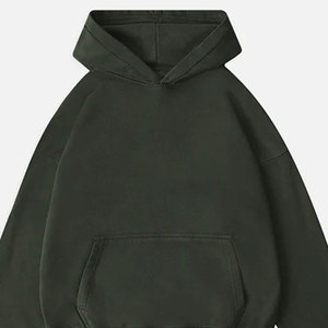 Sudadera con Capucha de Invierno al por Mayor, Ecológica, de Poliéster y Algodón, Informal, Nueva, de Alta Calidad, Personalizable, Lisa, con Hombros Caídos y Corte Regular - Product Image 2