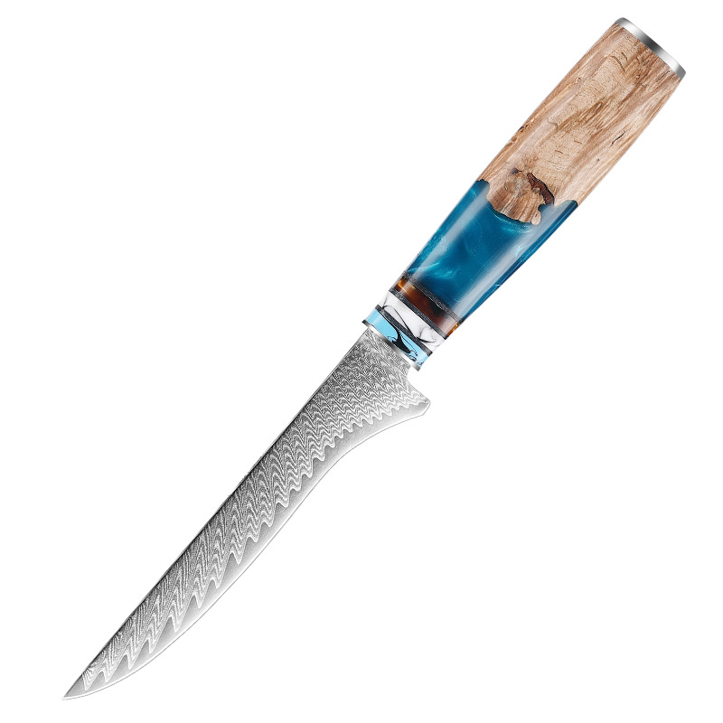 Cuchillo para huesos de 6 pulgadas, colorido.