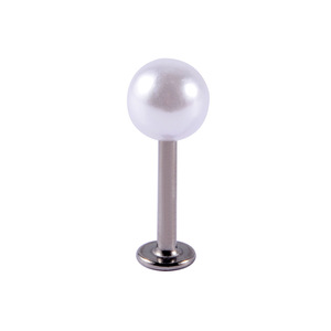 Bijoux de <span class=keywords><strong>piercing</strong></span> en acier inoxydable, anneau de nez, boucles d'oreilles à clous argentées, labret, <span class=keywords><strong>perle</strong></span> blanche, <span class=keywords><strong>piercing</strong></span>, petites boucles d'oreilles à dos plat, bijoux - Product Image 6