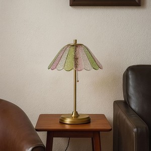 Vintage Colored Glass Table Lamp E27 LED 220V Eye Caring Bedroom Bedside Lighting Decorative Ambient <b>Light</b> - Product Image 3