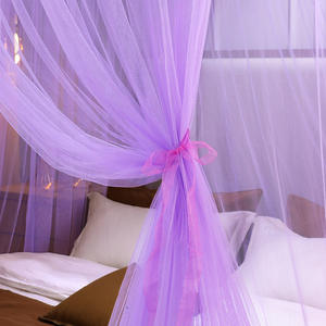 Decorativo elegante a 360 gradi con cupolino rotondo letto a baldacchino zanzariere in pizzo tenda - Product Image 4