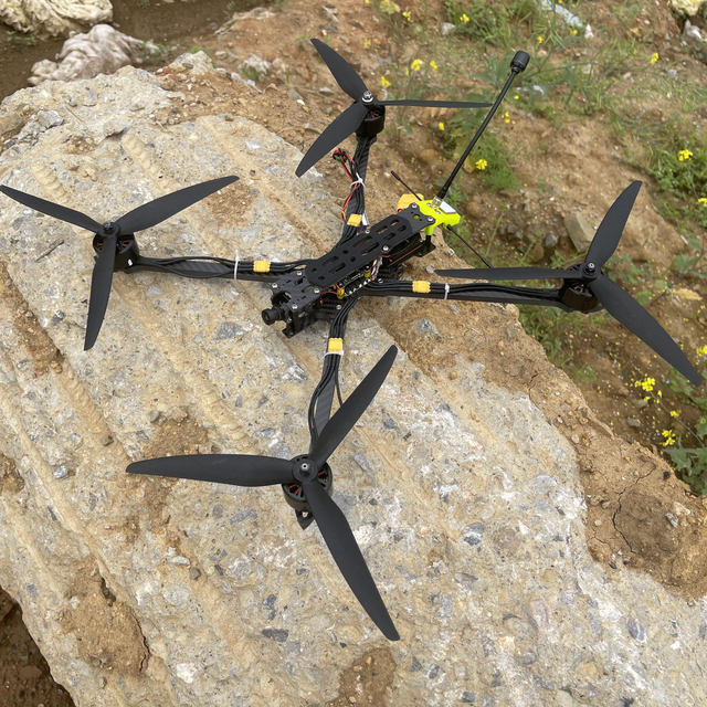 10 Inch FPV Drone 1.6W/2w/3w Night Light FPV Quadcopter Drone Kit Carbon Fiber FPV Drone Remote Control Mini Drone