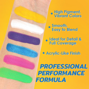 Maquillaje y <span class=keywords><strong>Pintura</strong></span> Corporal a Base de Aceite <span class=keywords><strong>para</strong></span> Fiestas, Apto <span class=keywords><strong>para</strong></span> Niños, Líquido, Resistente al Agua, <span class=keywords><strong>para</strong></span> Arte Facial y Corporal - Product Image 3