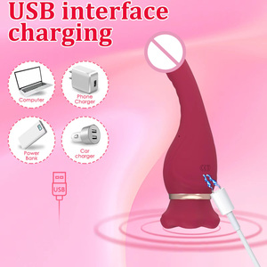 Wireless Remote Control Silicone Tongue Licking <b>Vibrator</b> Heating Telescopic Features 100% Waterproof USB Rechargeable for Women - Product Image 4