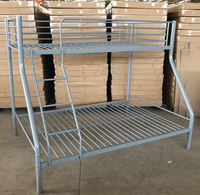 Lit superposé moderne en métal à prix abordable, cadre de lit double pour chambre à coucher, hôtel, école, hôpital, dortoir scolaire