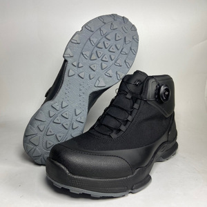 Botas de Combate de Caña Alta para Hombre, Suela de Goma, Tacón Bajo, Impermeables, Transpirables, Ligeras, para Entrenamiento al Aire Libre - Product Image 4