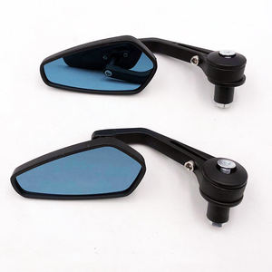 Rétroviseur latéral en aluminium, 7/8 ", 22mm, pour vtt, vélo, croiseur, hachoir et vtt, fin de barre, pour Sidecar, Ducati, Aprilia, victoire et <span class=keywords><strong>Triumph</strong></span> - Product Image 4