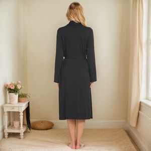 Hoogwaardige damesbadjas in lange stijl met lange mouwen, comfortabele pyjama voor dames, plus size shapers - Product Image 6