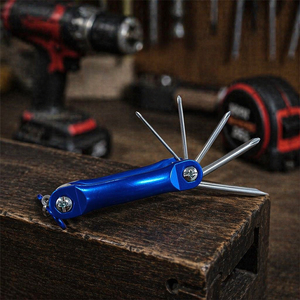 OEM Logo Carbon Steel Quality Professional Multifunctional Wrench Screwdriver Hex <b>Key</b> Set - Product Image 2