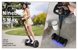 Vente flash - Trottinette électrique Ninebot à équilibrage automatique avec lumières LED, pneus de 10 pouces, <span class=keywords><strong>hoverboard</strong></span>, 38 km d'autonomie, en stock, en solde - Product Image 2