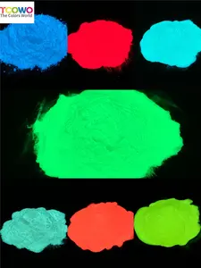 Lumineux Strontium Alunimate lueur dans la poudre noctilucide sombre pour l'impression encre peinture résine verre Art pêche flotteur Textile