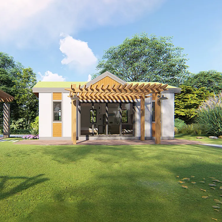 Quacent Prefab Isap Rumah Mewah Desain Modern, Gedung Rumah Tangga Cassette Rumah Pantai Villa Apartemen
