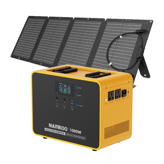 Fast Charging 1kw Portable Power Station Generators Lifepo4 1000W Solar Mobile Power Station for Home