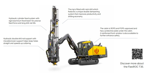 Epiroc FlexiROC T35 Macchina Perforatrice a Martello Superiore Profondità 28m per Perforazione di Roccia e Sabbia in Cave e Frantumatoi - Product Image 6