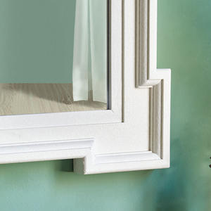 Espejo de Pared Grande con Marco de Madera Rústico de Color Blanco, Ecológico, para Decoración del Hogar, para Sala de Estar - Product Image 5