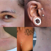 Piercing de surface en titane massif G23, bijoux de piercing corporel, barbell pour piercing vaginal, bijoux de piercing génital VCH