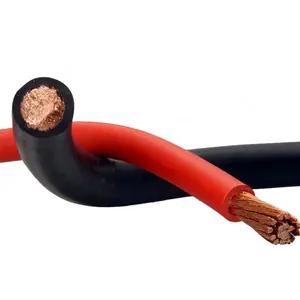 Preço do fio de cobre por metro Cabo elétrico UL Cabo de cobre para soldagem com bainha de borracha