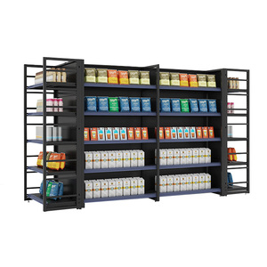Tienda de comestibles Tienda Estantería de exhibición Góndola Supermercado Estantería Estante de metal Estante Supermercado Góndola Estante - Product Image 4