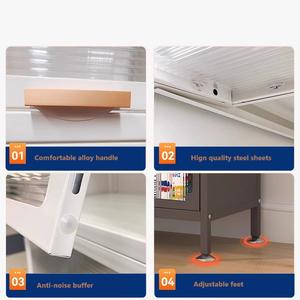 5 portes vertes flip pc armoires de salon armoires de cuisine <span class=keywords><strong>à</strong></span> <span class=keywords><strong>clapet</strong></span> avec panneau suspendu buffet <span class=keywords><strong>à</strong></span> 5 niveaux - Product Image 4