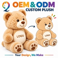 Peluche personnalisée OEM, poupée en peluche douce conforme aux normes CE EN71, coton PP, design personnalisé, sans MOQ, cadeau pour enfants, peluches personnalisées