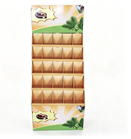 EASTSUN Présentoir Modulaire en Carton Personnalisable et Assemblable Facilement, Support de Promotion au Sol en Carton Ondulé Combiné pour la Vente au Détail