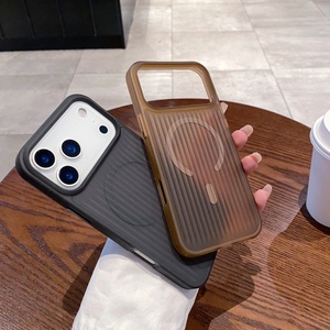 Funda Magnética con <span class=keywords><strong>Carga</strong></span> Inalámbrica CHAOYIDIAN, Diseño Corrugado, para <span class=keywords><strong>iPhone</strong></span> 17 Air 16 15 14 13 <span class=keywords><strong>12</strong></span> 11 Pro Max, Antigolpes, Acabado Mate - Product Image 4