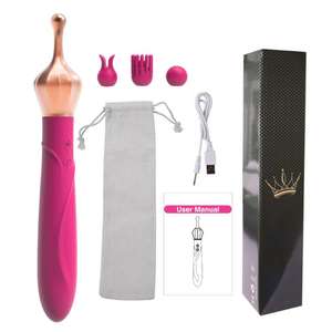 女性用バイブレーター10周波数振動ペン型オナニーリアルなディルドAVスティックバイブレーター女性用大人の大人のおもちゃ % - Product Image 4