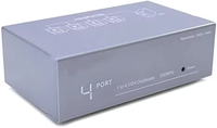 Kotak Pembagi VGA 4 Port Kustom CAratar, Duplikator Distribusi Video dengan Cetakan Khusus untuk 1 PC ke Beberapa Monitor Proyektor