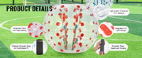 Ballons gonflables de taille personnalisable pour adultes et adolescents - Matériel PVC transparent pour usage commercial