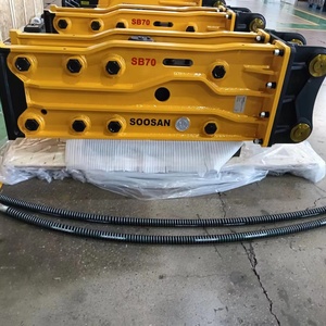 SOOSAN Hydraulic Breaker Sb 70 Top Type for Excavators 16-21 Tons with Engine & Motor Included 1 Year Warranty Certified - Product Image 1