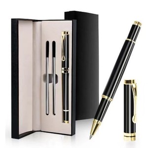 Custom Custom Logo Luxury Business Gift Multi-color <b>Metal</b> 1.0mm <b>Roller</b> Ball Point Pens Promotional Gift Set Box Business Writing - Product Image 2
