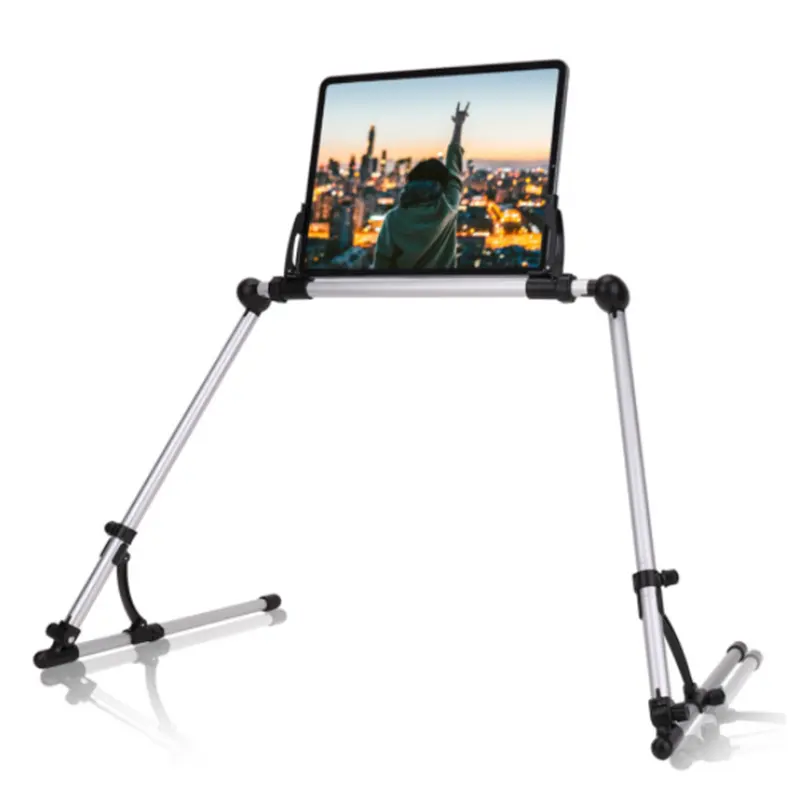 Tembel Tablet tutucu yatak için ayarlanabilir ve katlanabilir Tablet standı tutucu iPhone cep telefonu Tablet için iPad için Fit