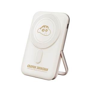 แบตเตอรี่สำรองแบบไร้สายพร้อมที่วางโทรศัพท์10000mAh PD20W ป้ายทะเบียนอย่างเป็นทางการจาก Rock Crayon Shin-chan - Product Image 2