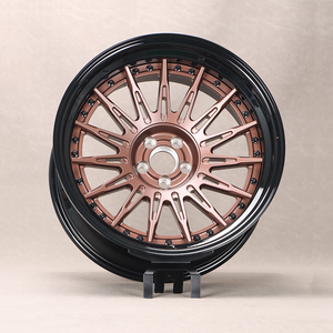 Nouvelle jante en alliage d'aluminium à 2 pièces Wangu, concave, couleur or rose, pour <span class=keywords><strong>SUPERA</strong></span> 17 18 19 20 21 22 pouces 5X114.3 5X130 forgée - Product Image 2