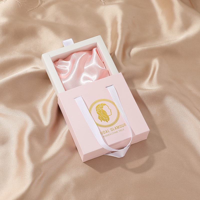 Light pink with satin
