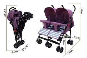 Cochecito de bebé doble, barato, oferta - Product Image 5