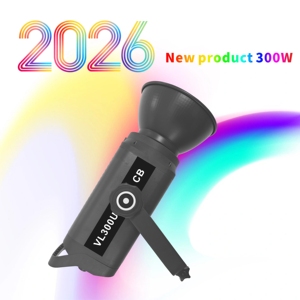 Luci <span class=keywords><strong>Video</strong></span> Fotografiche in Metallo Grigie 300W con Telecomando, Temperatura Colore 2800-6800K, 220V per Studio <span class=keywords><strong>YouTube</strong></span> e Foto - Product Image 1