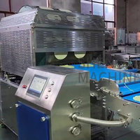 Machine à gâteaux à double rangée, machine à croûtes de canard rôti, machine à crêpes, machine à gâteaux en papier, machine à gâteaux mille-feuilles