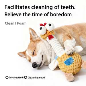 Jouet pour chien pour mâcher et faire ses dents, avec fonction sonore. Articles pour animaux de compagnie pour les chiots afin de soulager l'ennui. - Product Image 1