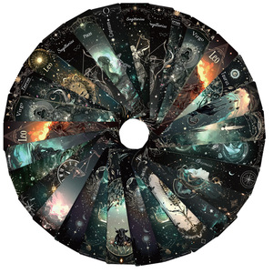 24 pezzi 12 costellazione zodiacale segni astrologia segno di libro <span class=keywords><strong>divinazione</strong></span> - Product Image 2