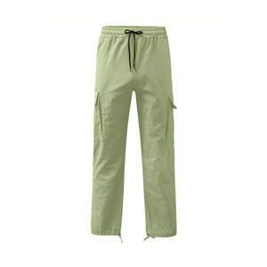 Streamlined Silhouette Oxford Fabric <b>Casual</b> Cargo <b>Trousers</b> for <b>Men</b> Breathable Minimal Bulk Optimized Pocket Placement for Daily - Product Image 1