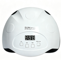Lampe UV professionnelle sans fil SUN X7 PLUS pour séchage rapide et indolore des ongles en gel, portable, en plastique, pour usage domestique
