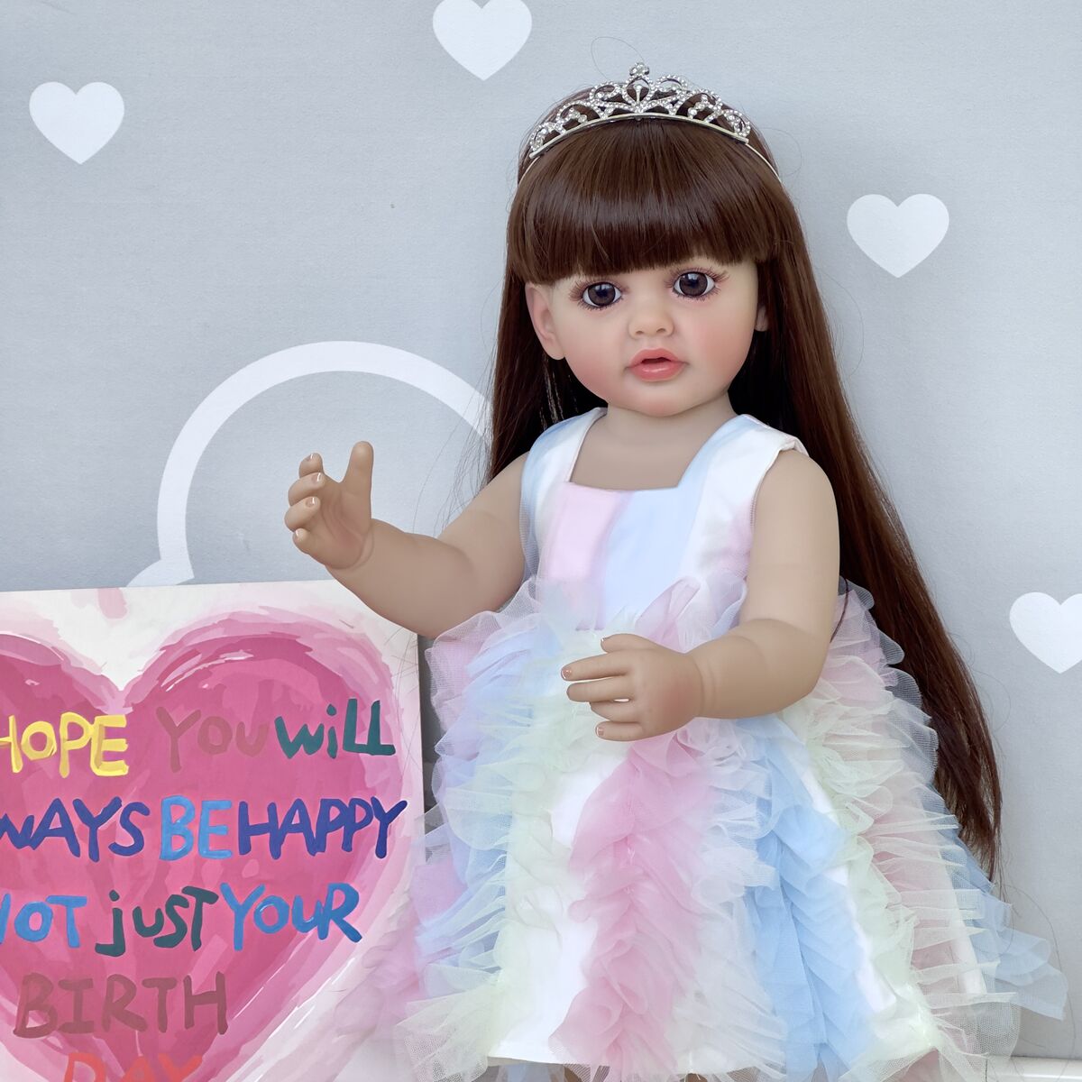 full silicone baby doll newborn