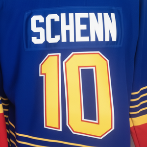 Livraison directe Maillot de hockey national St. Louis Brayden Schenn cousu de meilleure qualité - Product Image 1