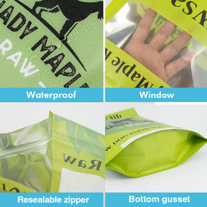 Bolsa de Embalaje de Alimentos para Mascotas, Perros y Gatos, con Cierre Hermético, Autosellable, con Diseño de Logotipo Impreso Personalizado, Bolsa de Pie - Product Image 4