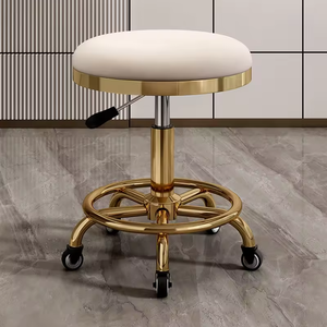 Tabouret de Salon Réglable de Luxe Moderne, Chaise de Pédicure pour Barbier, Spa, Salle à Manger, Usage Domestique – Disponible à la Vente - Product Image 6